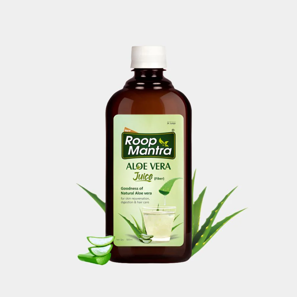 Roop Mantra Aloe Vera Juice (Fiber) - 500ml - Image 3