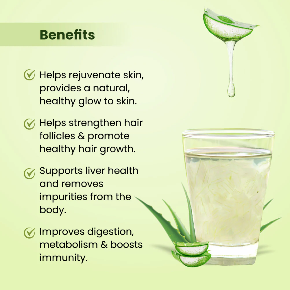 Roop Mantra Aloe Vera Juice (Fiber) - 500ml - Image 6