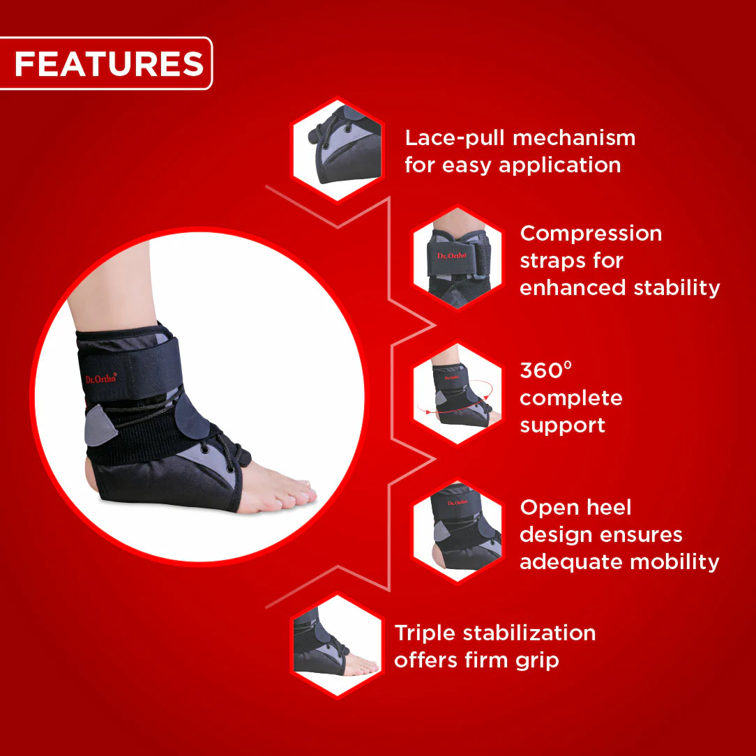 Dr. Ortho Ankle Brace Lace Up - Image 5