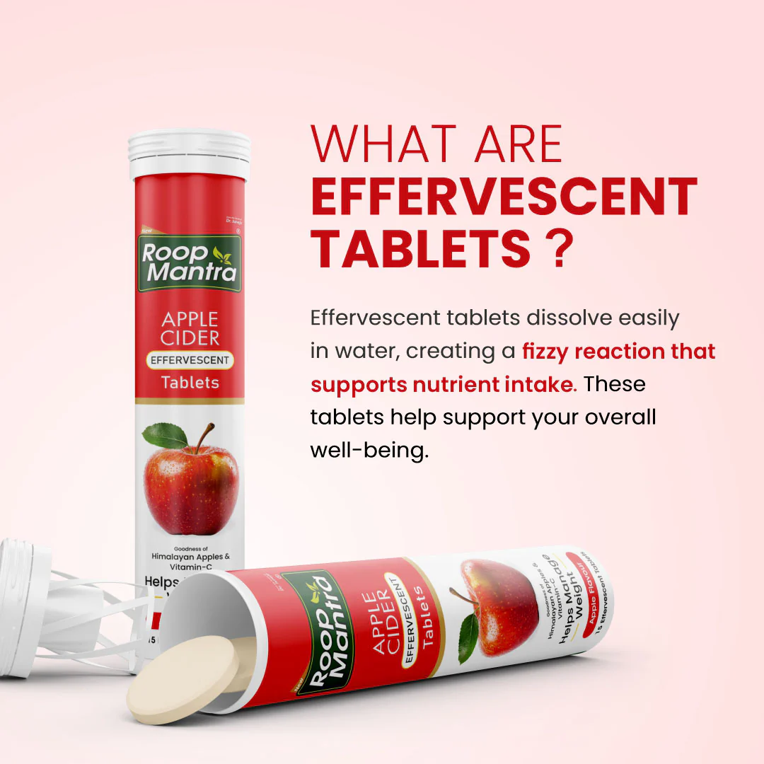 Roop Mantra Apple Cider Effervescent Tablets - Image 3
