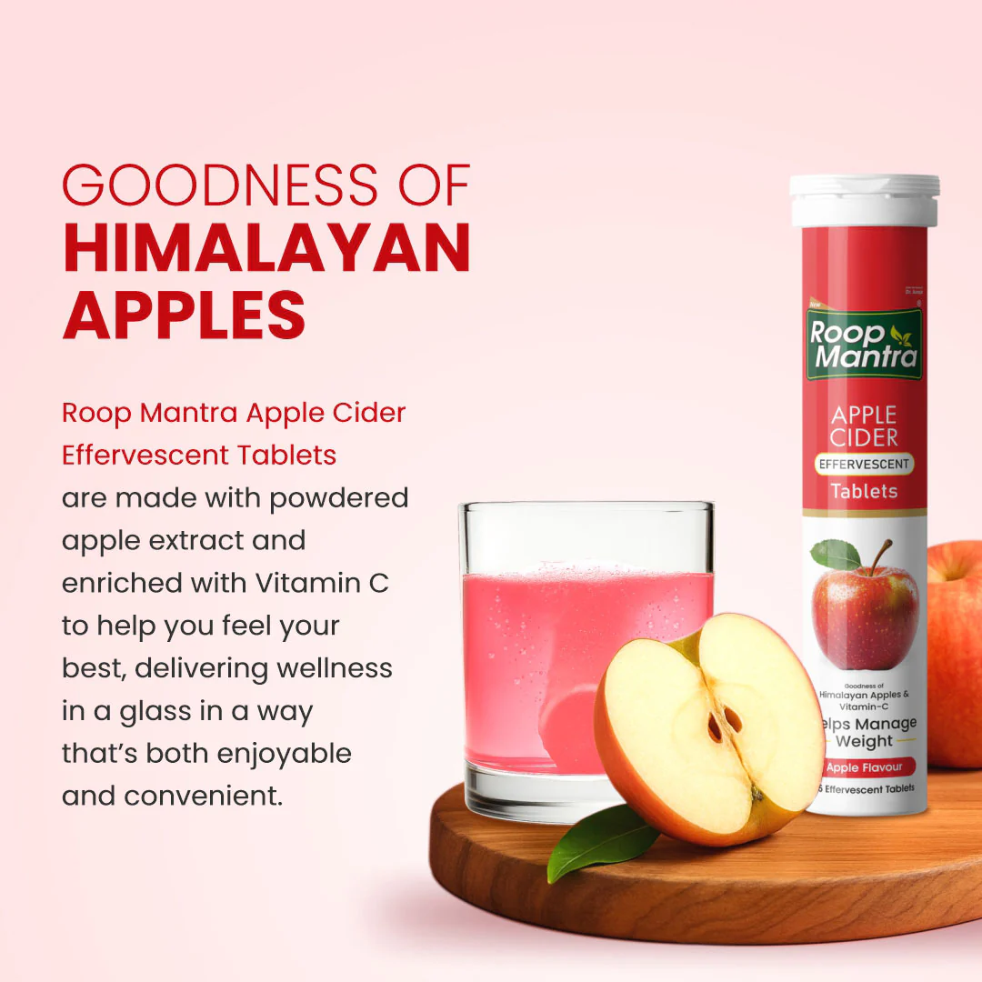 Roop Mantra Apple Cider Effervescent Tablets - Image 4
