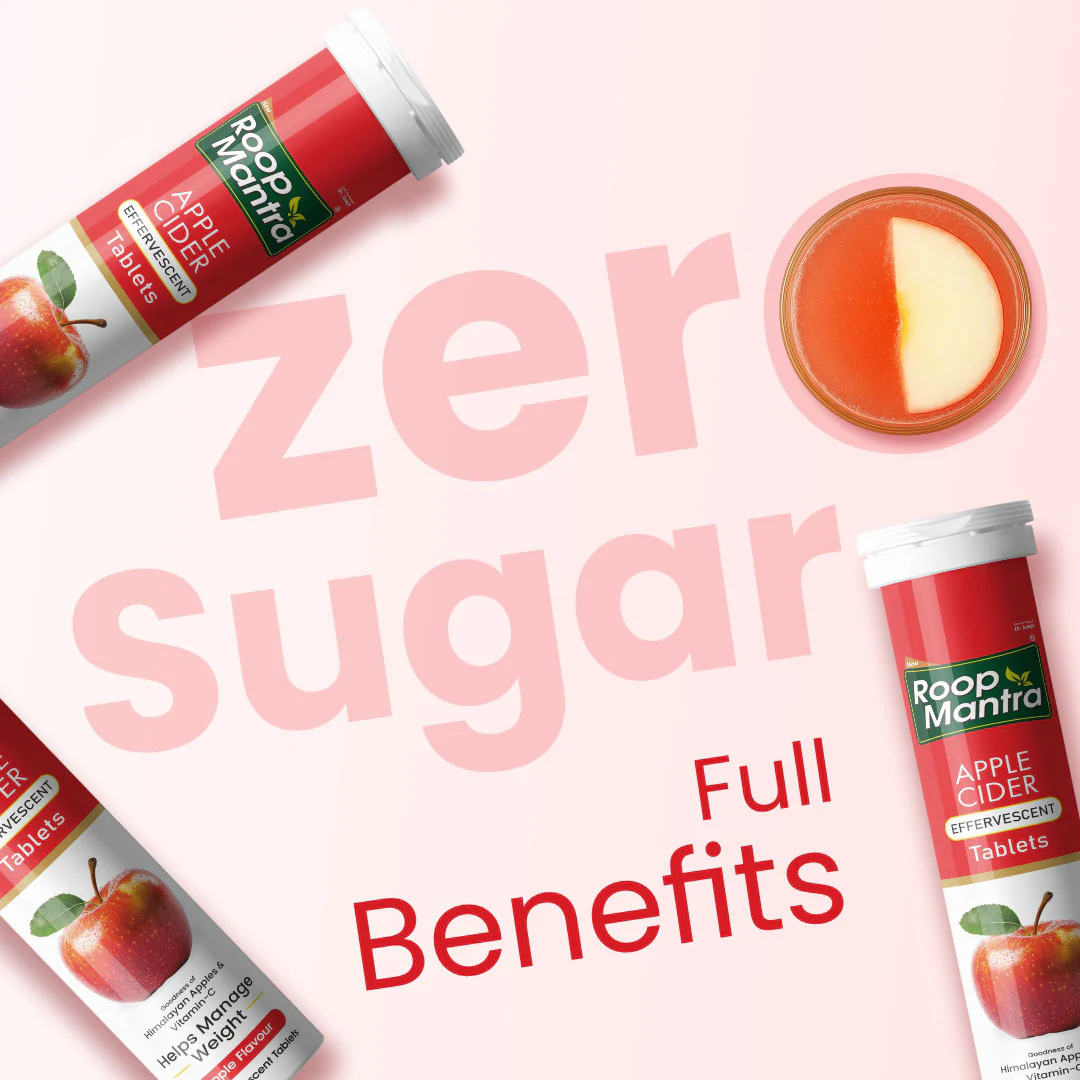 Roop Mantra Apple Cider Effervescent Tablets - Image 6