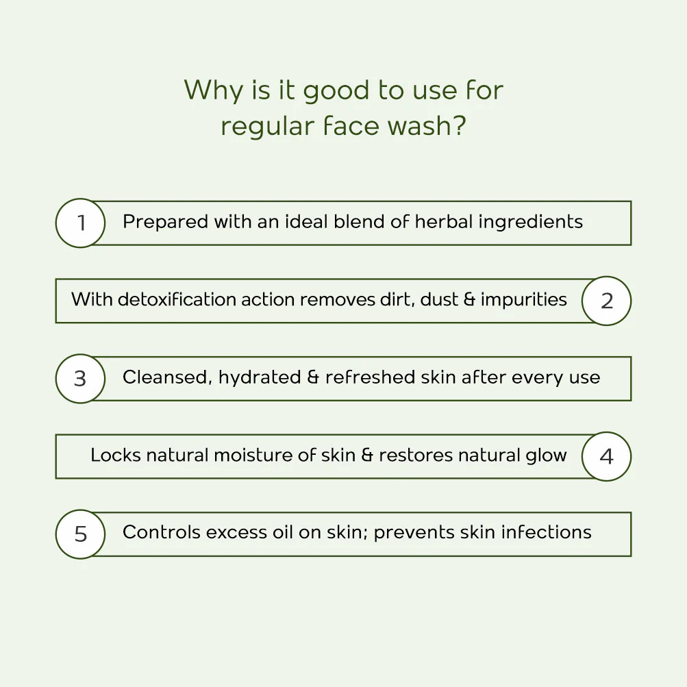 Roop Mantra Ayurvedic Cucumber Face Wash - Image 4