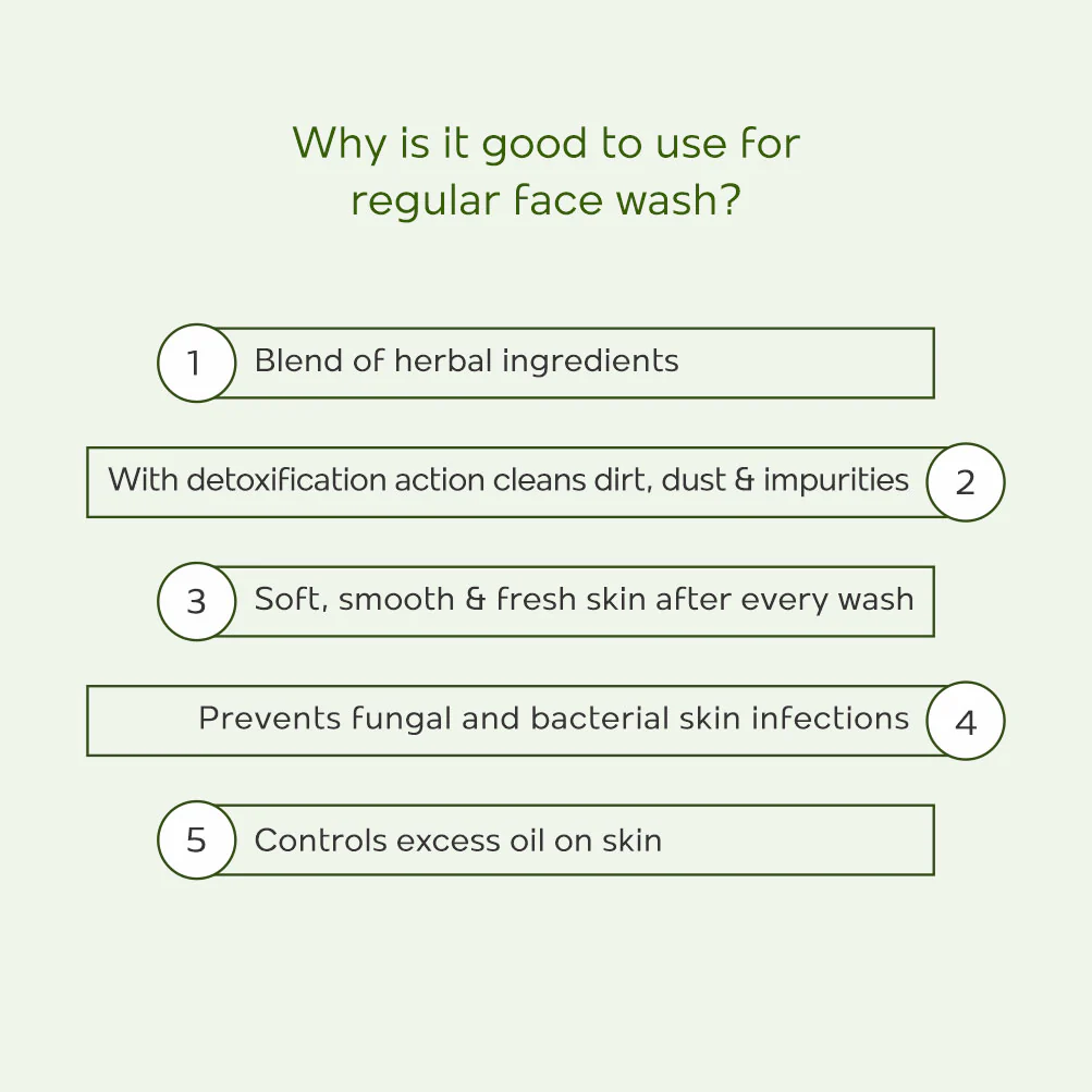 Roop Mantra Ayurvedic Neem Face Wash - 115ml - Image 4
