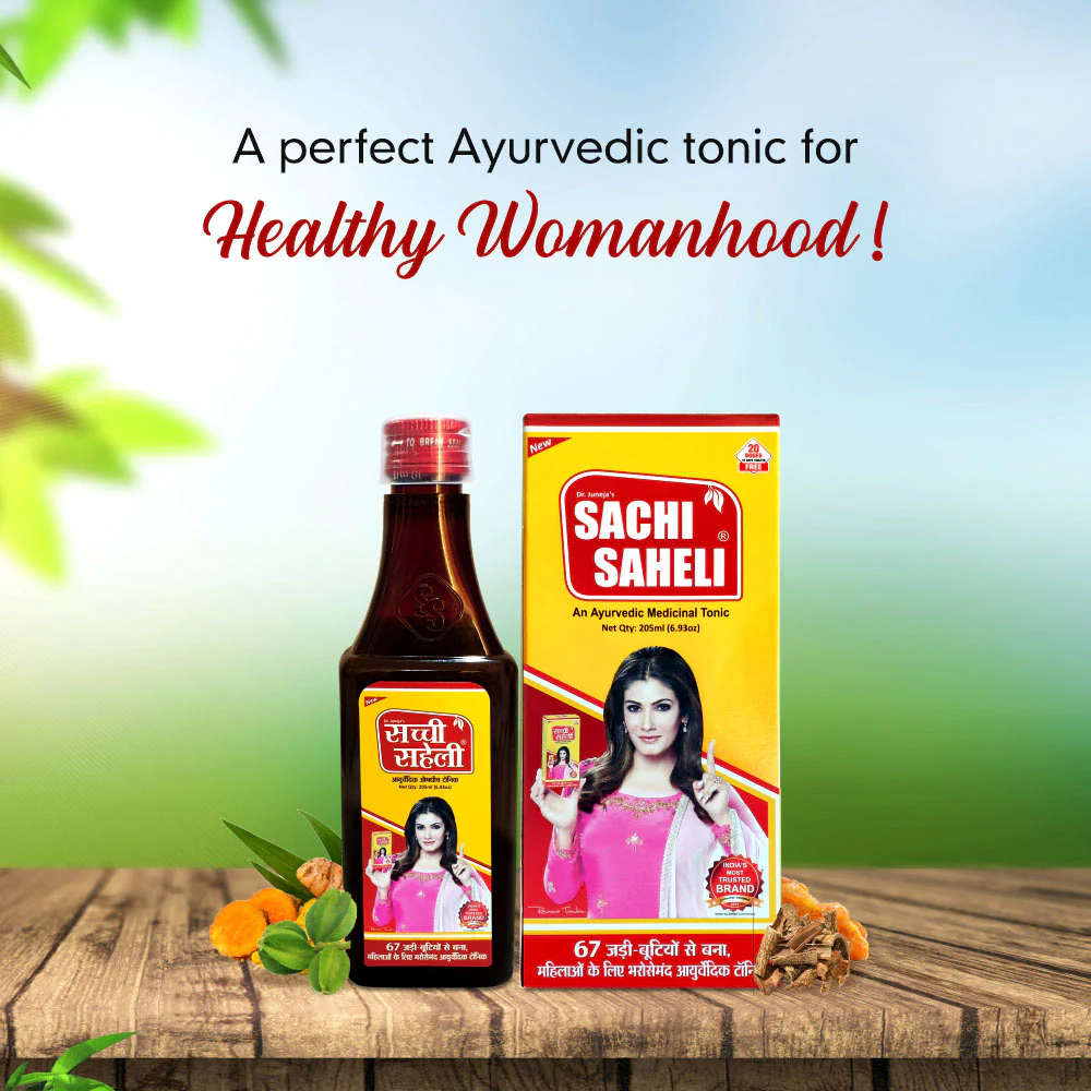 Sachi Saheli Ayurvedic Health Tonic for Women - 205ml - Image 7