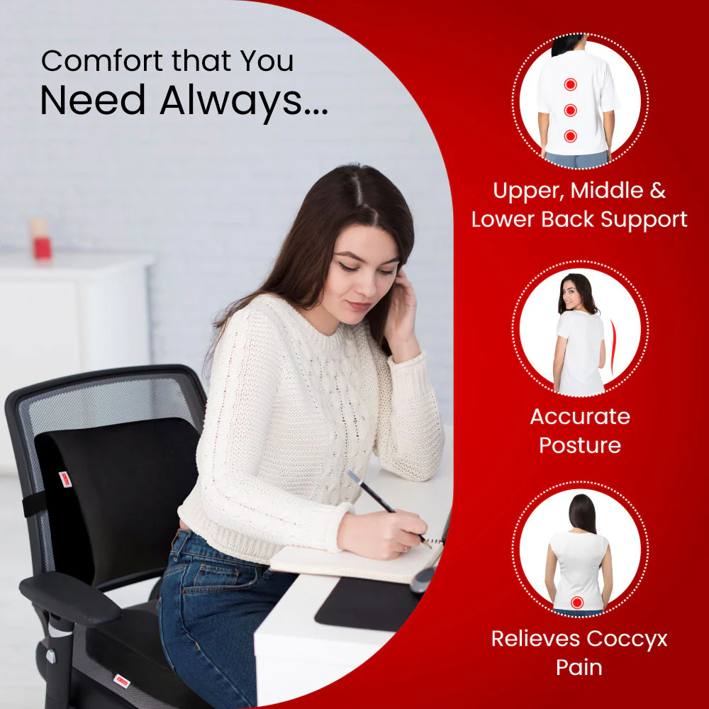 Dr. Ortho Back Support and Coccyx Cushion Combo - Image 4