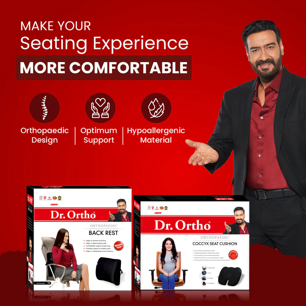 Dr. Ortho Back Support and Coccyx Cushion Combo - Image 8