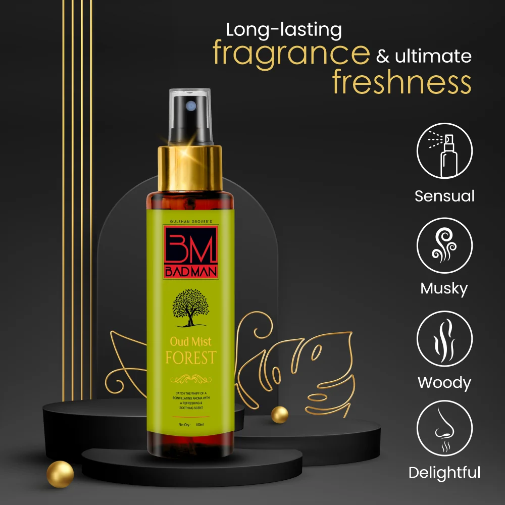 BADMAN Premium Forest Oud Mist Spray, 100ml - Image 4