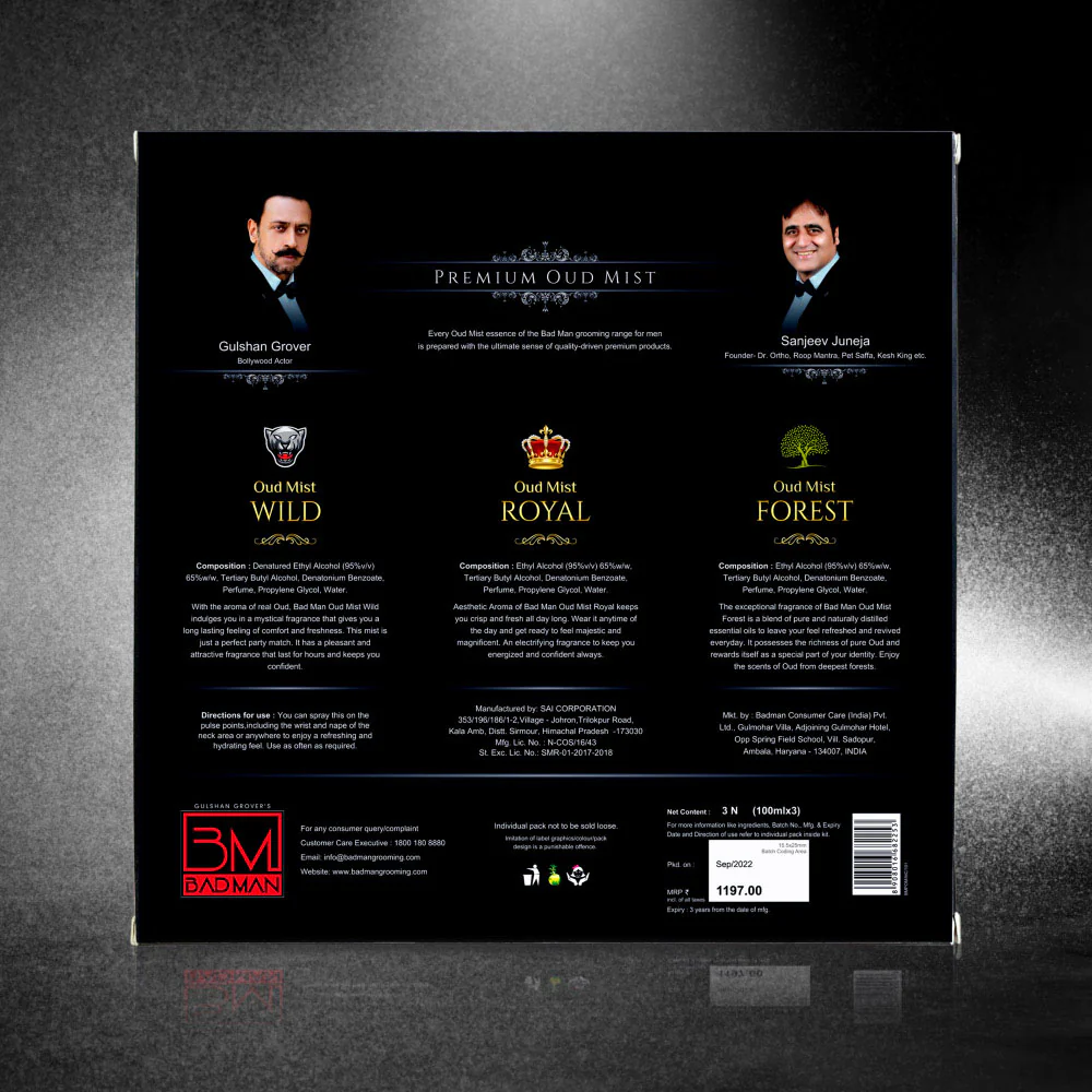 BADMAN Premium Oud Mist Fragrance Kit - Image 9