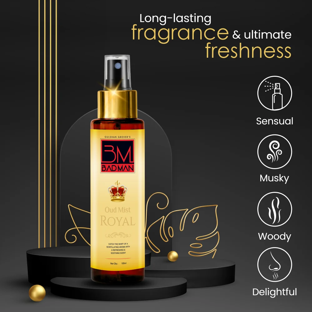 BADMAN Premium Royal Oud Mist Spray, 100ml - Image 4