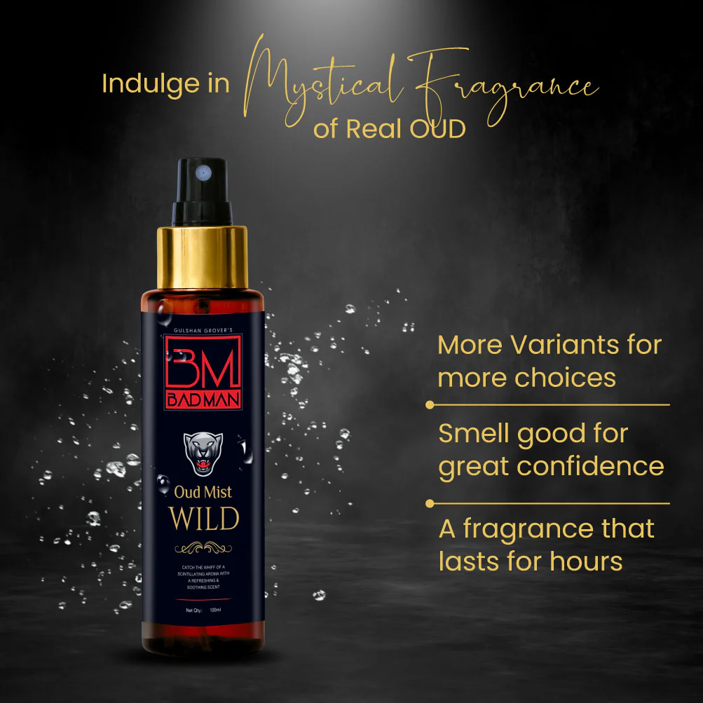 BADMAN Premium Wild Oud Mist Spray, 100ml - Image 3