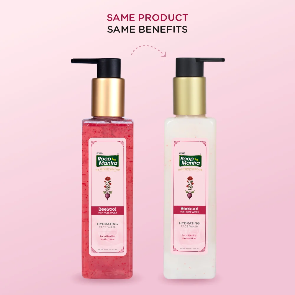 Roop Mantra Beetroot with Rose Water Face Wash - 200ml - Image 3