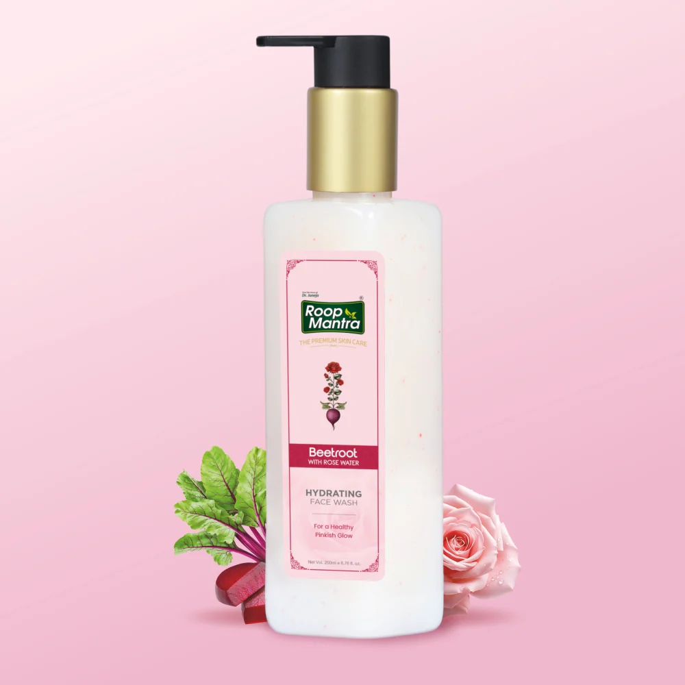 Roop Mantra Beetroot with Rose Water Face Wash - 200ml - Image 4