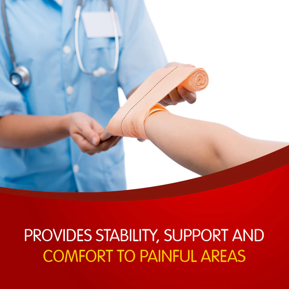 Dr. Ortho Elastic Crepe Bandage - 10cm x 4mt (Pack of 2) - Image 5