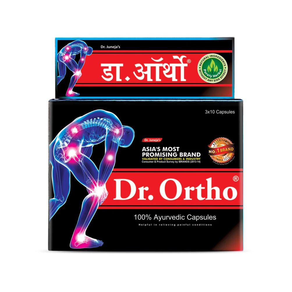 Dr. Ortho Ayurvedic Oil 60ml + 30Caps [Combo Pack] - Image 3
