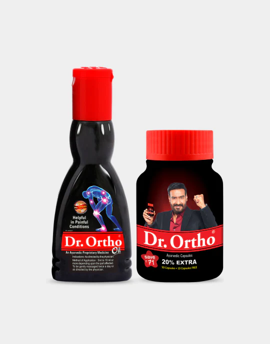 Dr. Ortho Ayurvedic Oil 60ml + 60Caps [Combo Pack] - Image 4