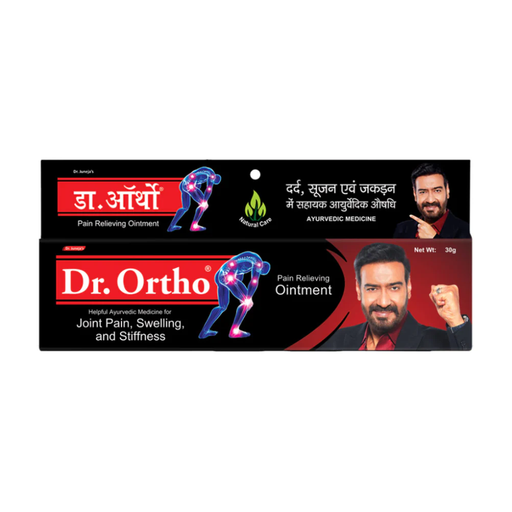 Dr. Ortho Combo Pack [Ayurvedic Oil 120ml + Capsules 30cap + Spray 75ml + Ointment 30g] - Image 5