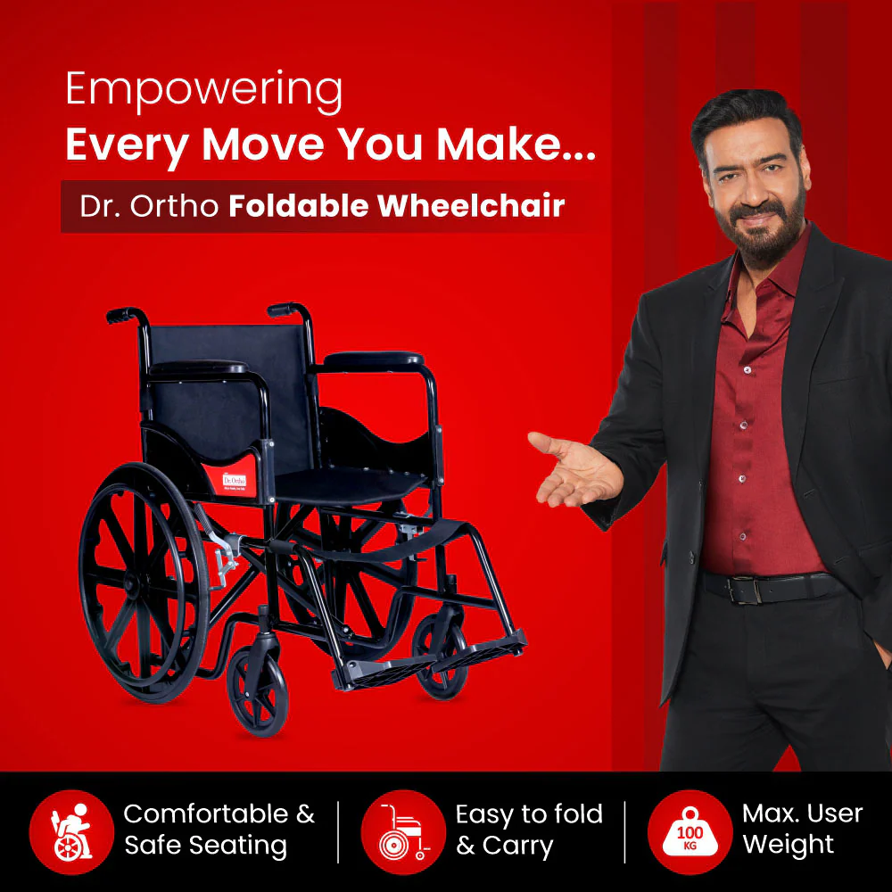 Dr. Ortho Foldable Wheel Chair - Image 10