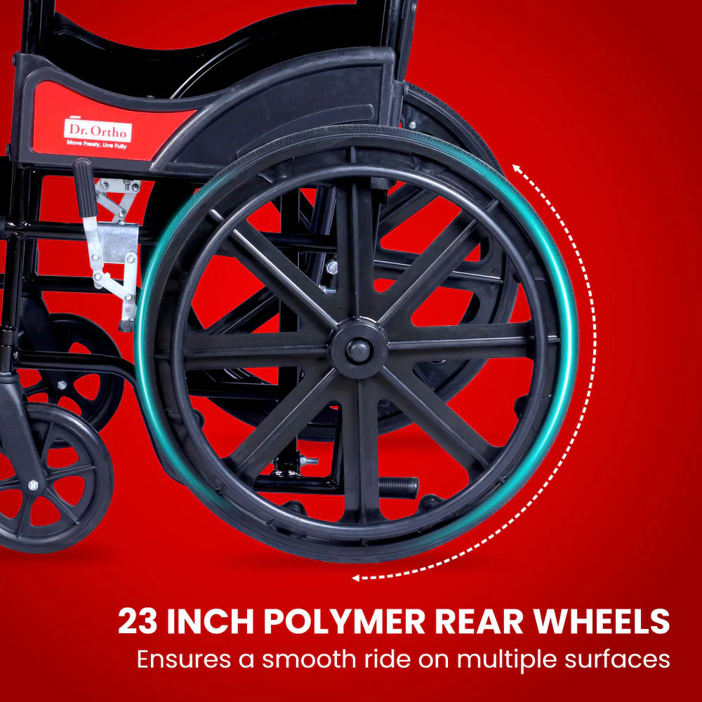 Dr. Ortho Foldable Wheel Chair - Image 3