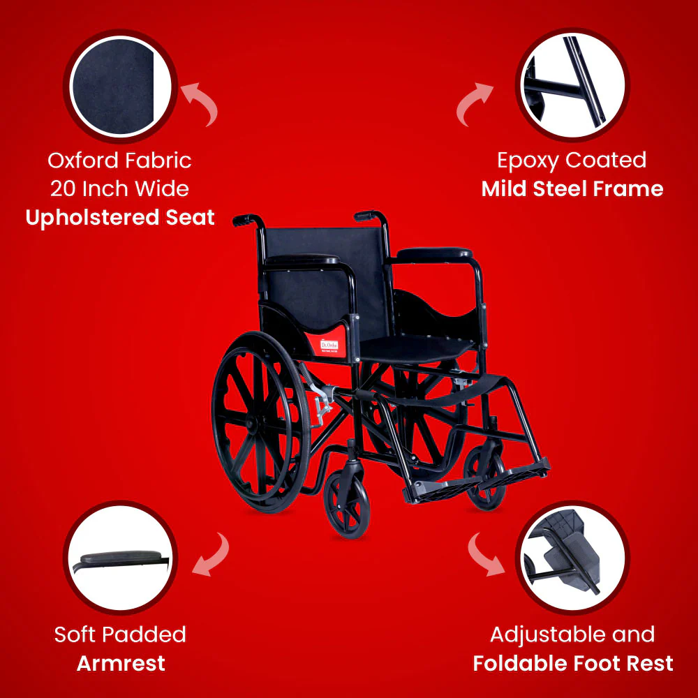 Dr. Ortho Foldable Wheel Chair - Image 6
