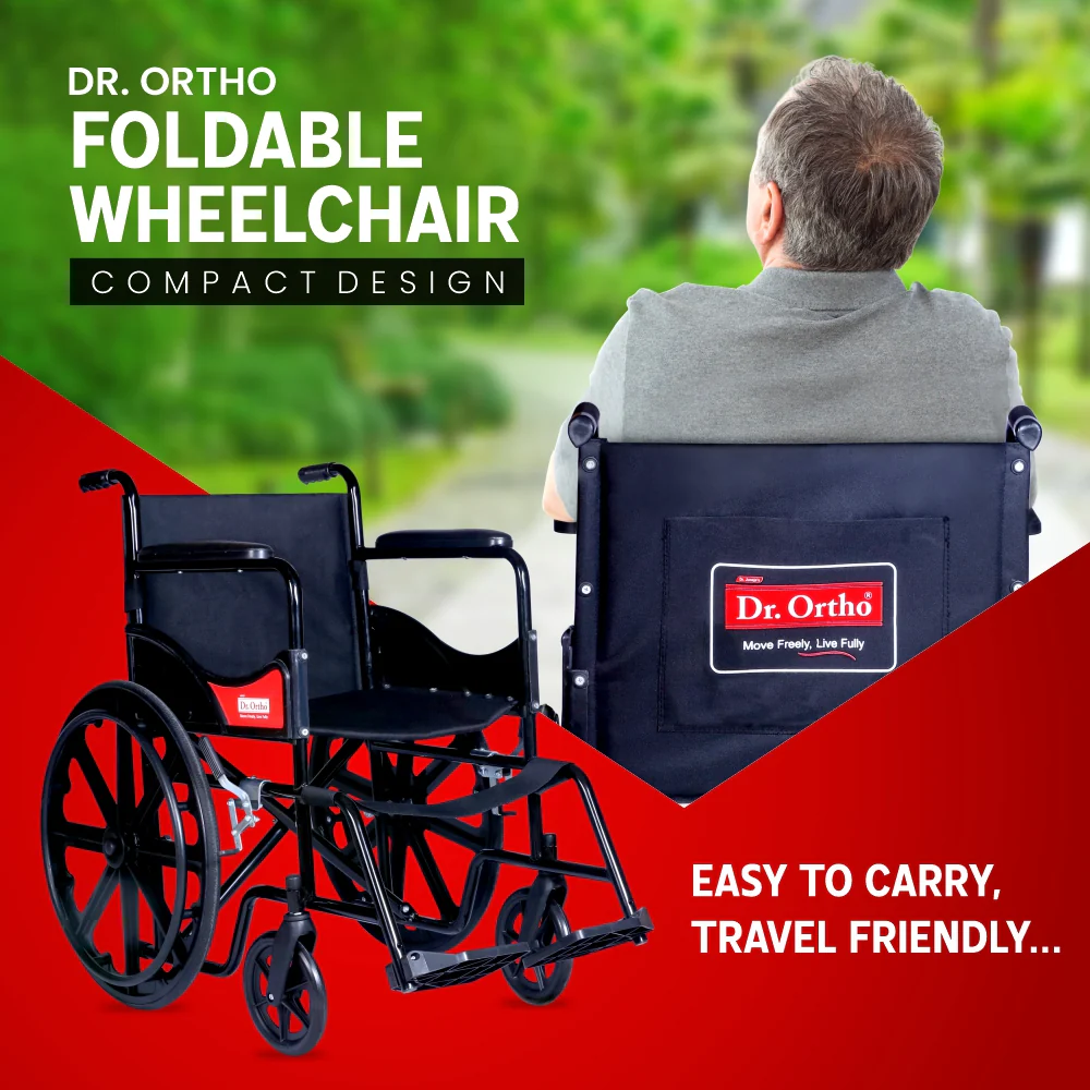 Dr. Ortho Foldable Wheel Chair - Image 8