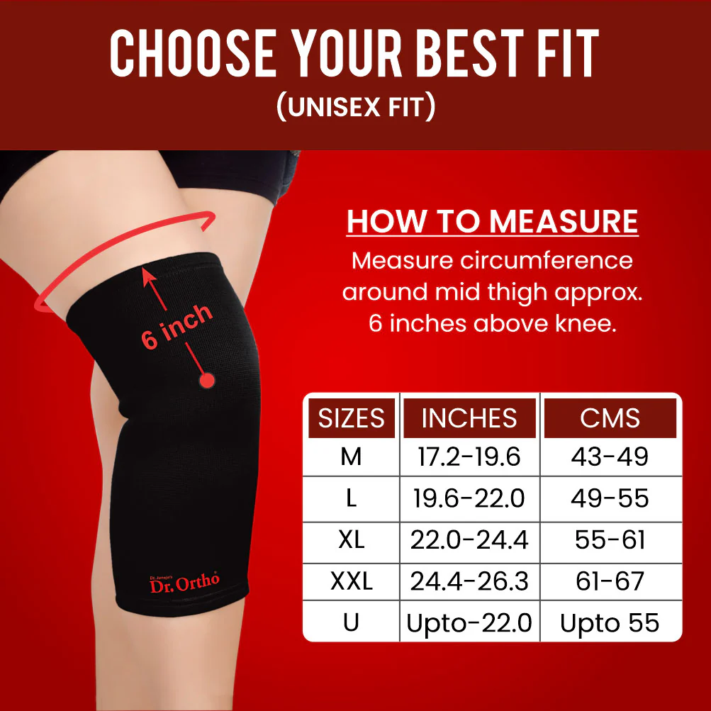 Dr. Ortho Knee Cap (Black) - Image 3