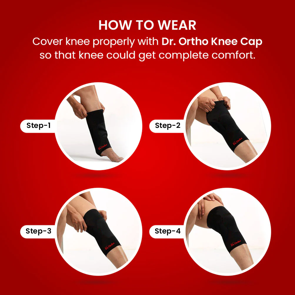 Dr. Ortho Knee Cap (Black) - Image 7