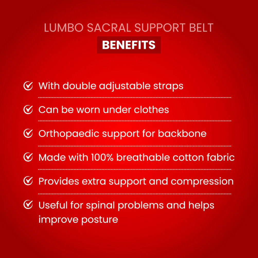Dr. Ortho Lumbo Sacral Support Belt - Image 4