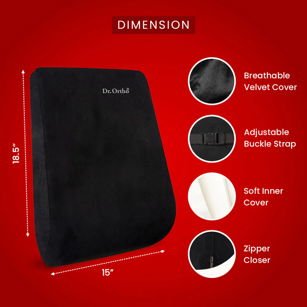 Dr. Ortho Premium Orthopaedic Back Rest - Image 6