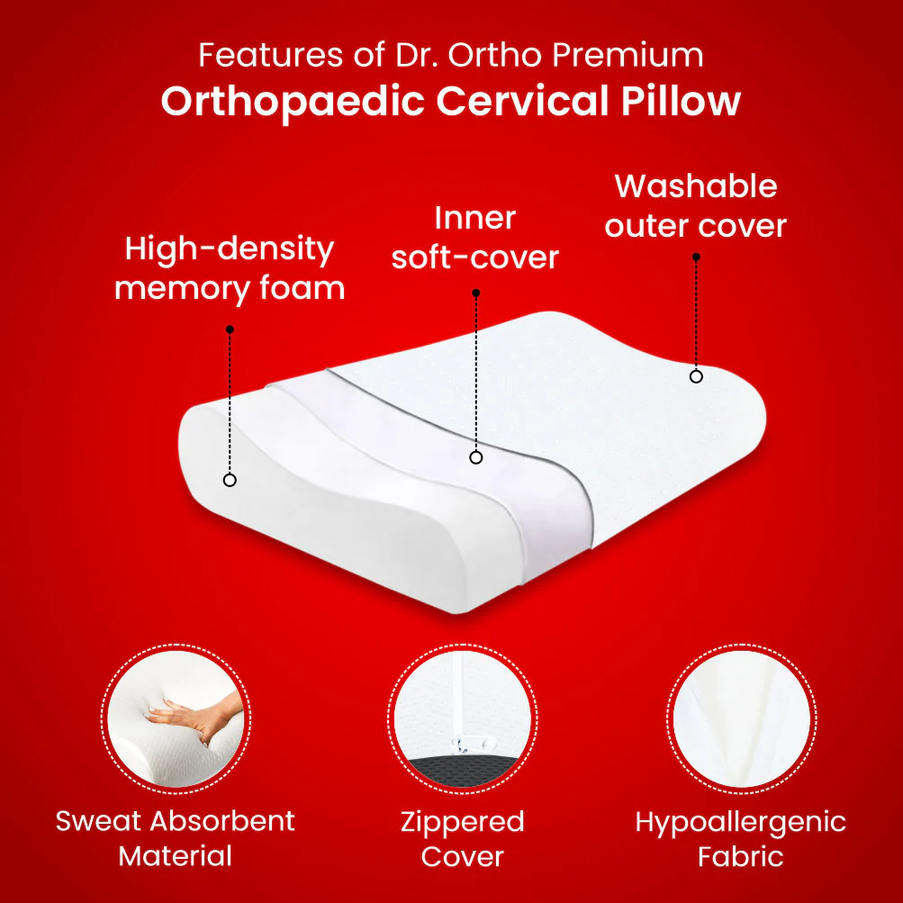 Dr. Ortho Premium Orthopaedic Cervical Pillow - Image 4