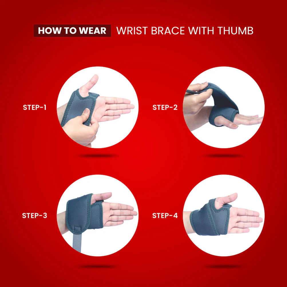 Dr. Ortho Wrist Brace with Thumb - Image 7