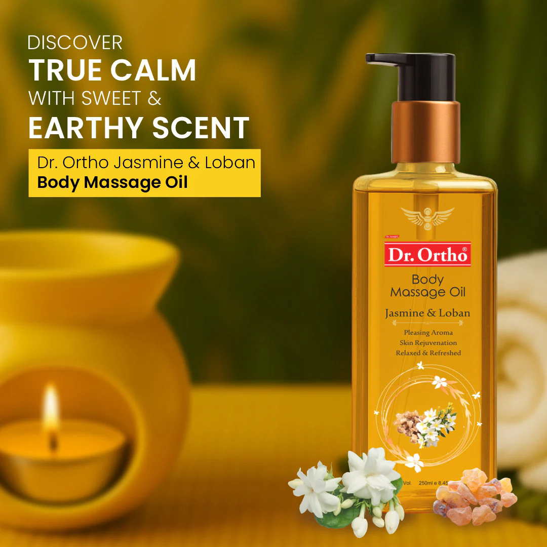 Dr. Ortho Jasmine & Loban Body Massage Oil - 250ml - Image 5
