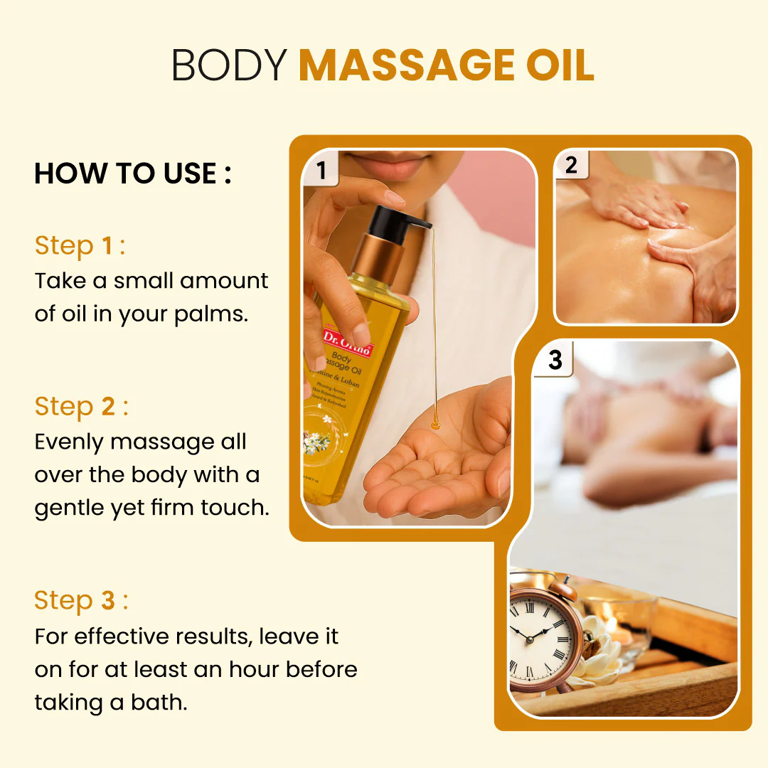 Dr. Ortho Jasmine & Loban Body Massage Oil - 250ml - Image 6