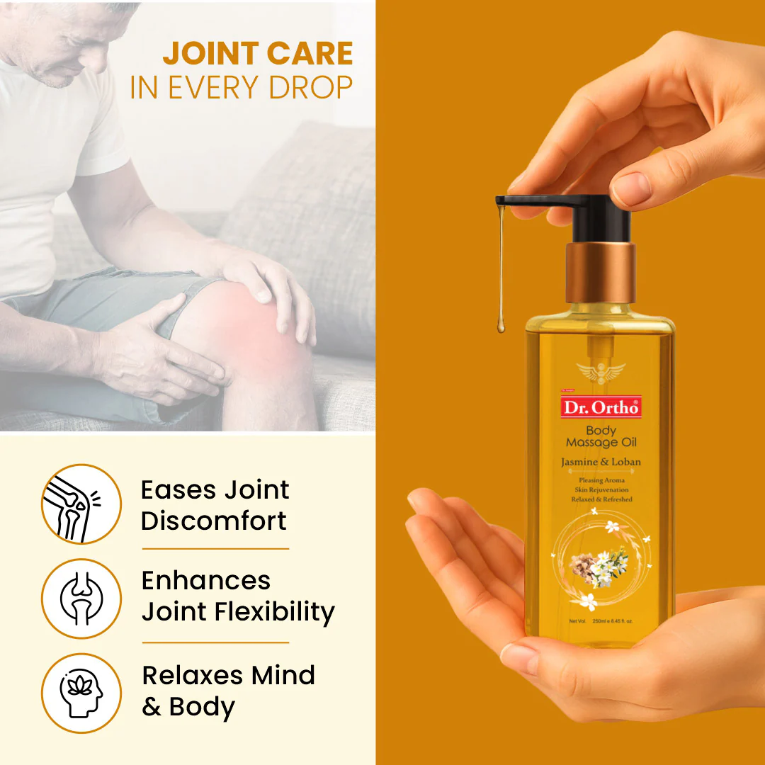 Dr. Ortho Jasmine & Loban Body Massage Oil - 250ml - Image 7