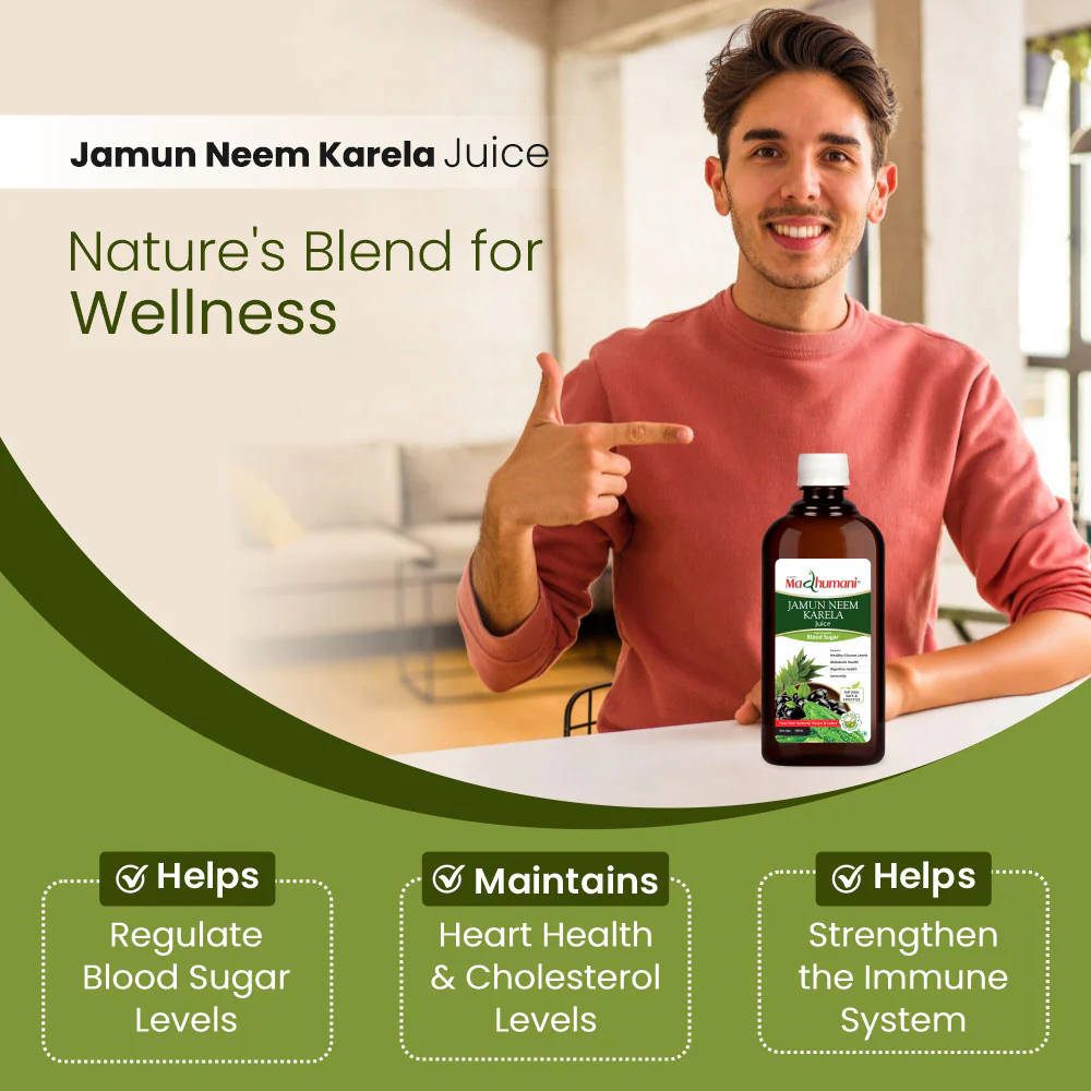 Madhumani Jamun Neem Karela Juice - 500ml - Image 8