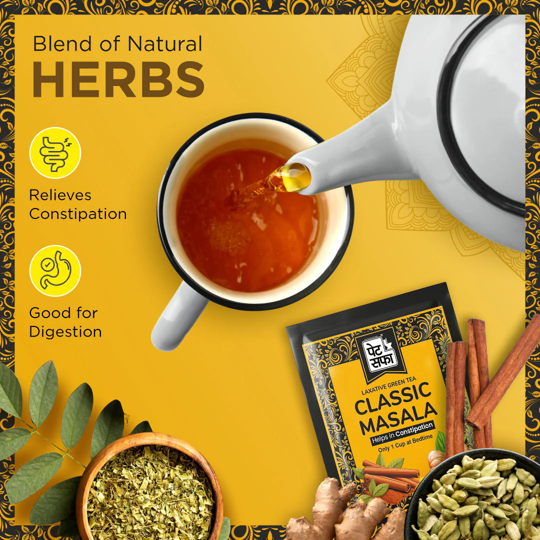 Pet Saffa Classic Masala Laxative Green Tea - Image 3