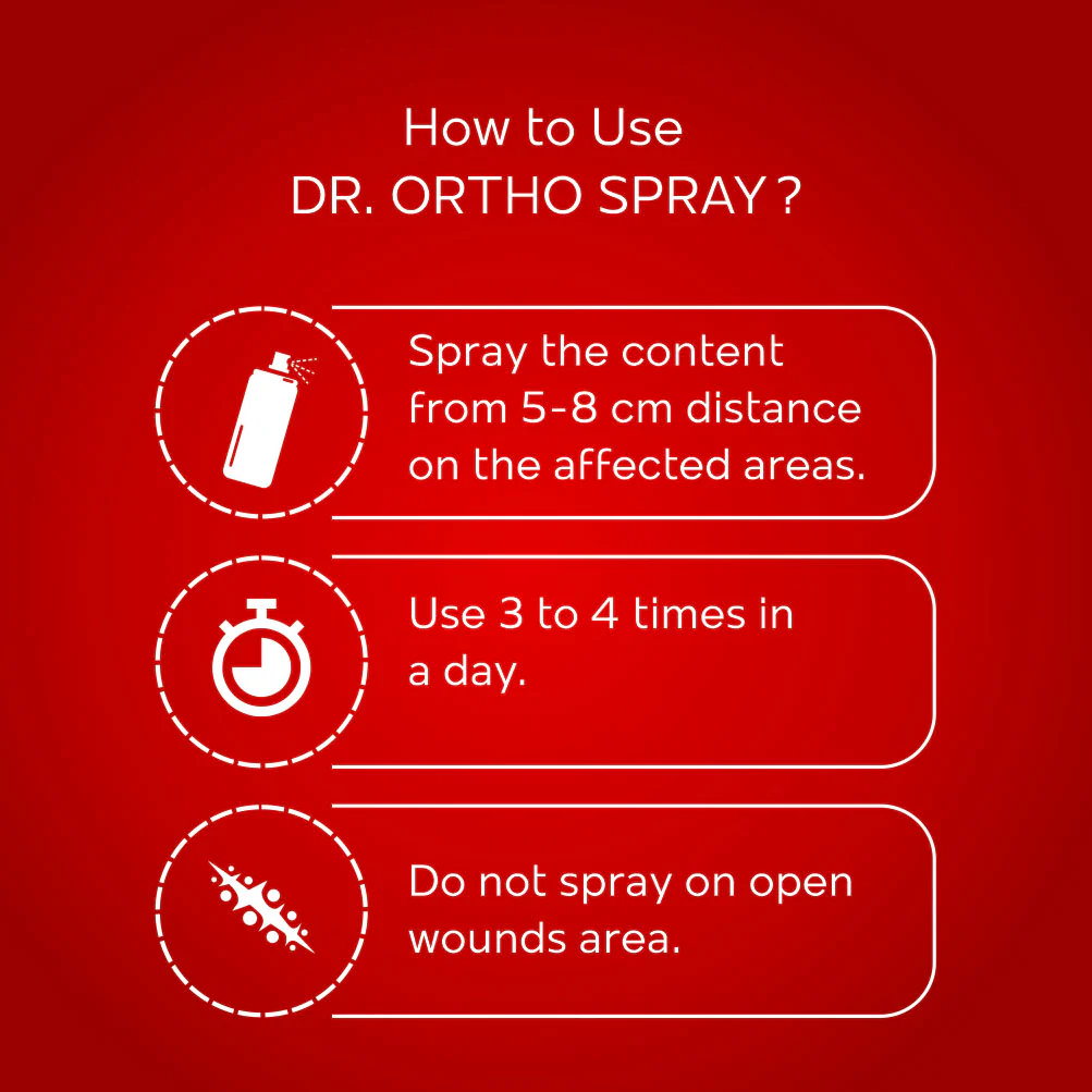 Dr. Ortho Pain Reliever Spray - 75ml - Image 7
