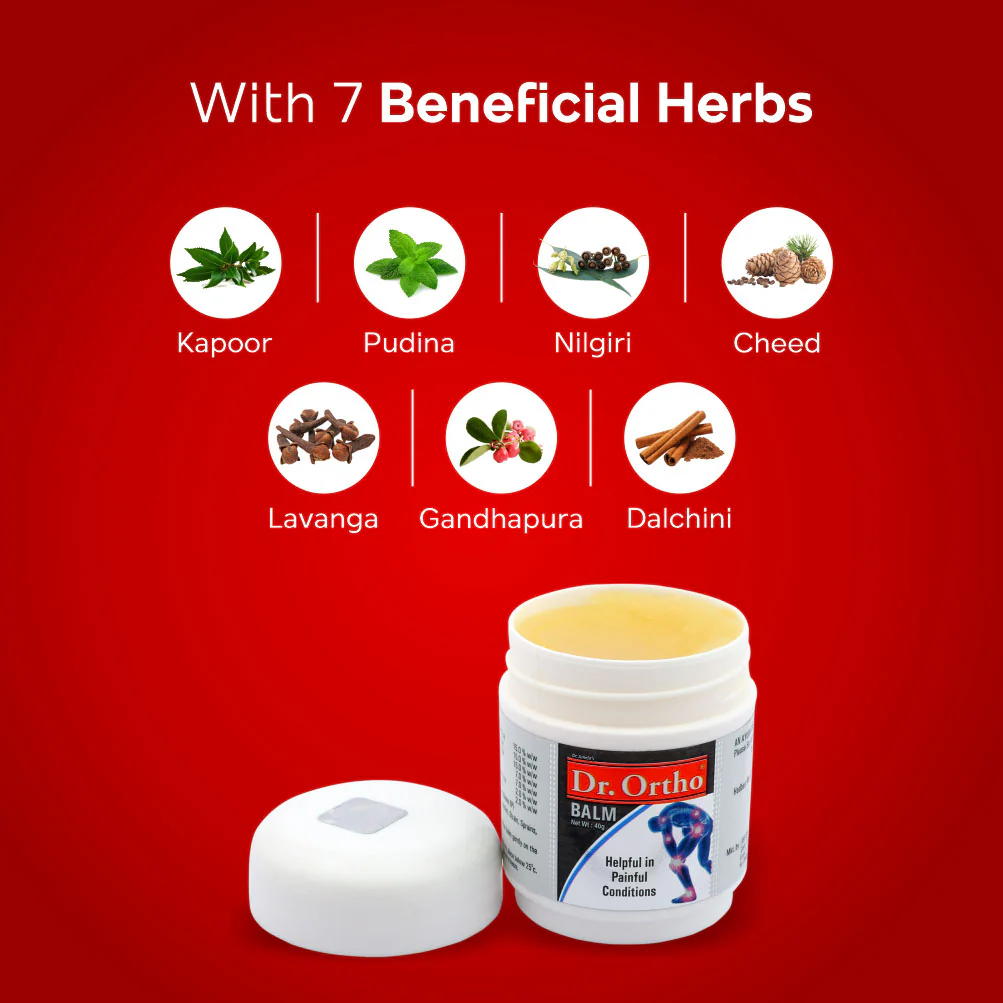 Dr. Ortho Pain Relieving Balm - 40g - Image 3