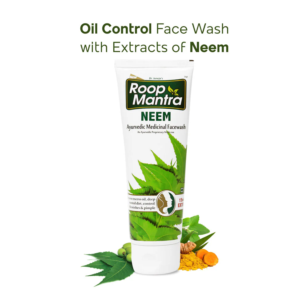 Roop Mantra Ayurvedic Neem Face Wash - 50ml - Image 3