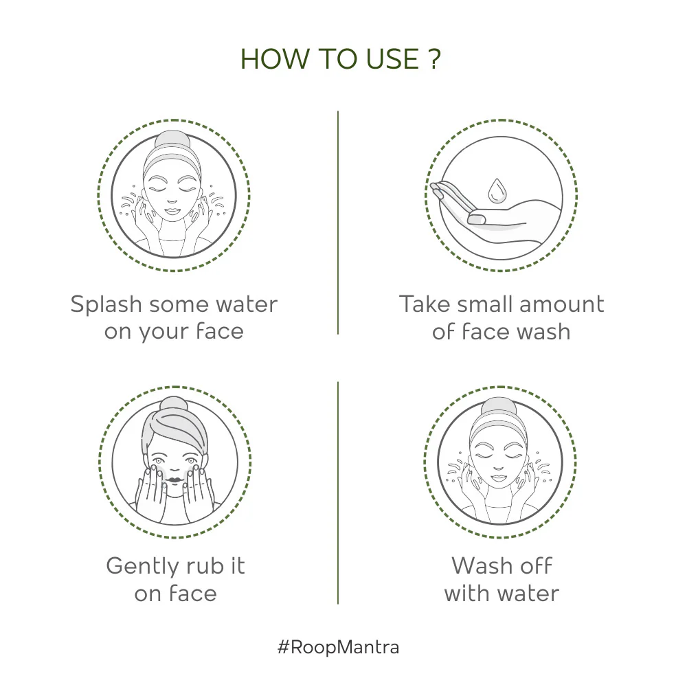 Roop Mantra Ayurvedic Neem Face Wash - 50ml - Image 6