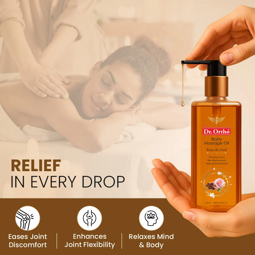 Dr. Ortho Rose & Oud Body Massage Oil - 250ml - Image 7