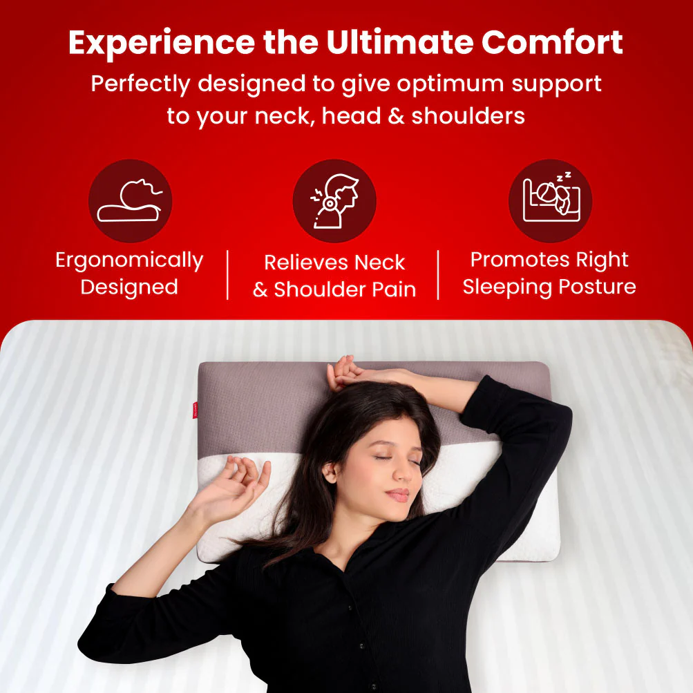 Dr Ortho Sleeping Pillow with Dual Color - Image 3