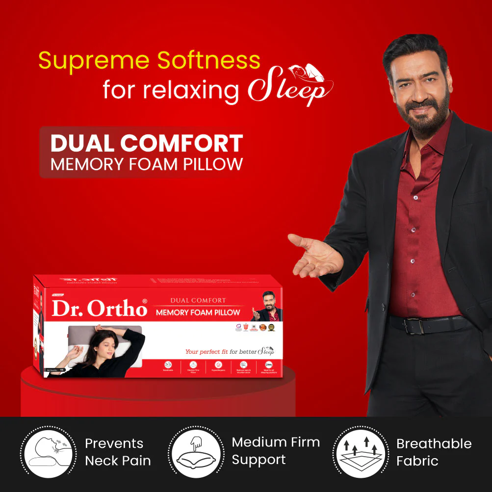 Dr Ortho Sleeping Pillow with Dual Color - Image 9