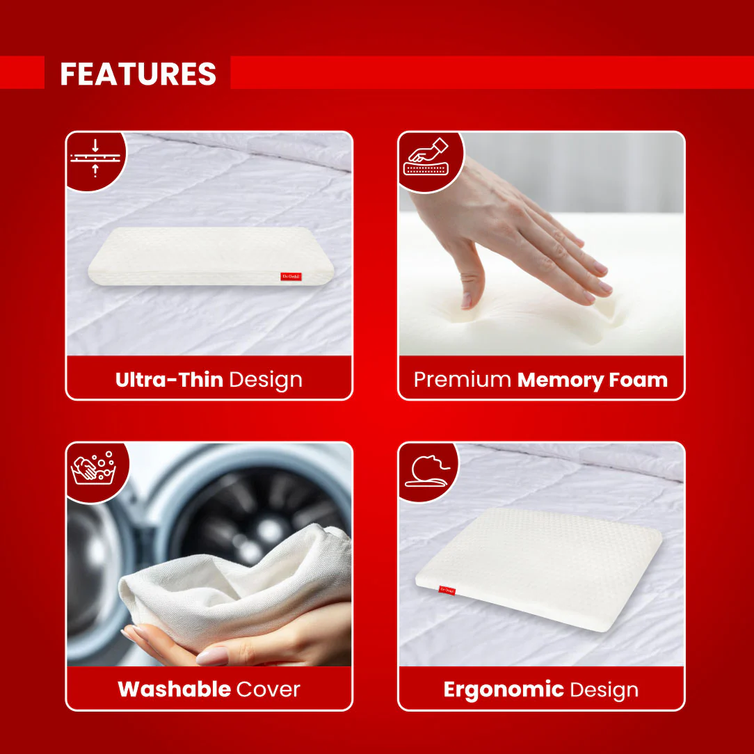 Dr. Ortho Orthopaedic Ultra Thin Pillow - Image 7