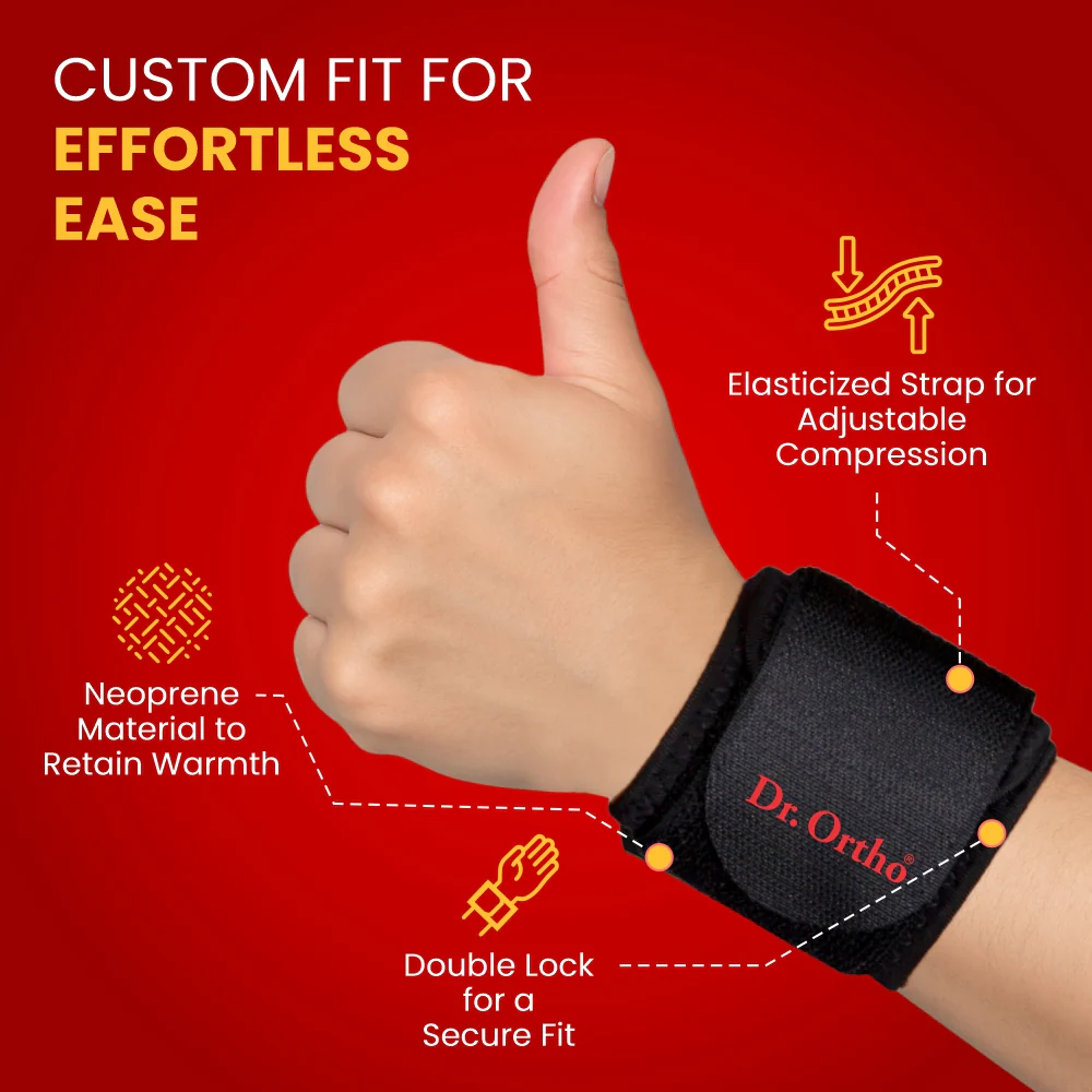 Dr. Ortho Wrist Support (Neoprene Double Lock) - Image 3