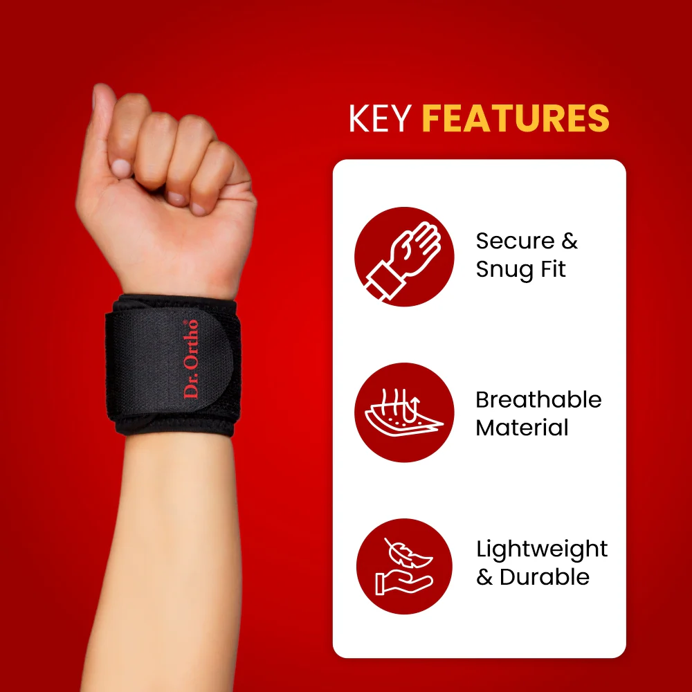 Dr. Ortho Wrist Support (Neoprene Double Lock) - Image 5