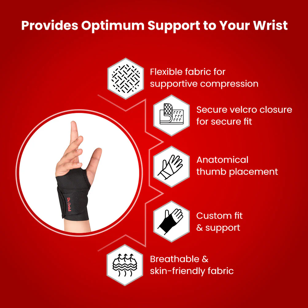 Dr. Ortho Flexi Wrist Brace with Thumb - Image 7